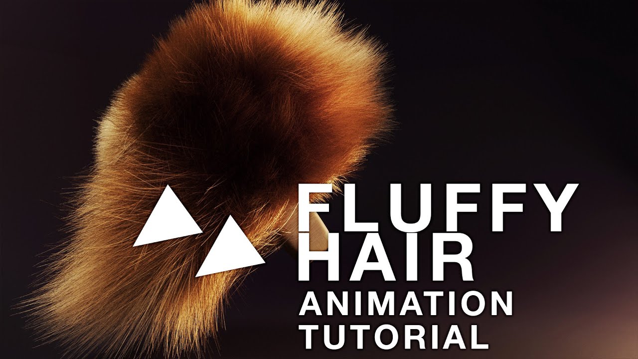 FLUFFY ANIMATED HAIR - 3dsMax, no plug-ins