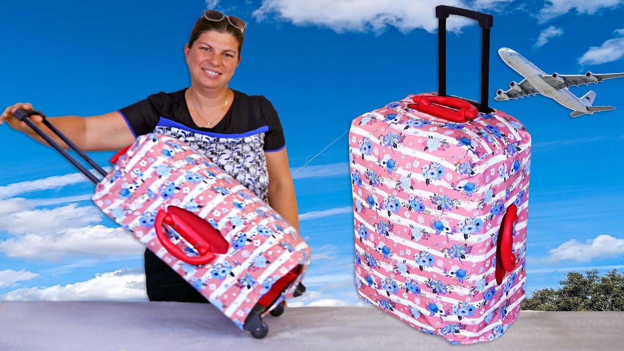 DIY Suitcase Cover // Easy Luggage Cover Sewing Pattern and Tutorial [in ANY size]