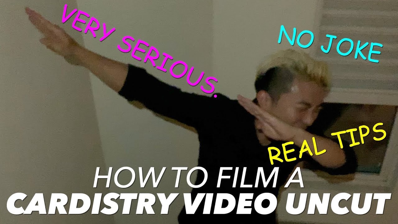 How to film a Cardistry video UNCUT