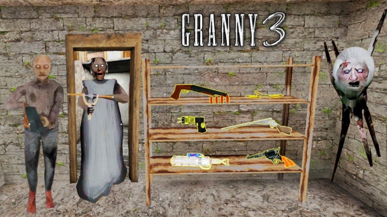 GRANNY 3 @TechnoGamerzOfficial  @liveinsaan  #granny #grannygame #gaming #bookchapter #gameplay #evi