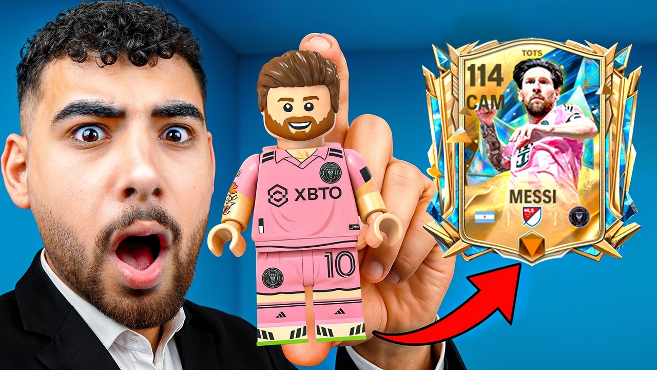 ليجو لاعبين كرة القدم هيحدد تشكيلتي في FC Mobile🔥🤯