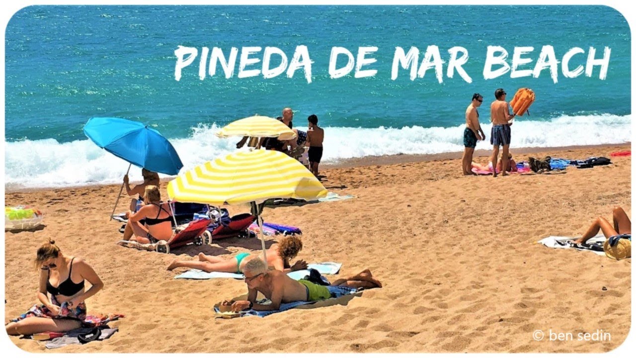 Beach in Pineda de Mar - Catalonia, Spain
