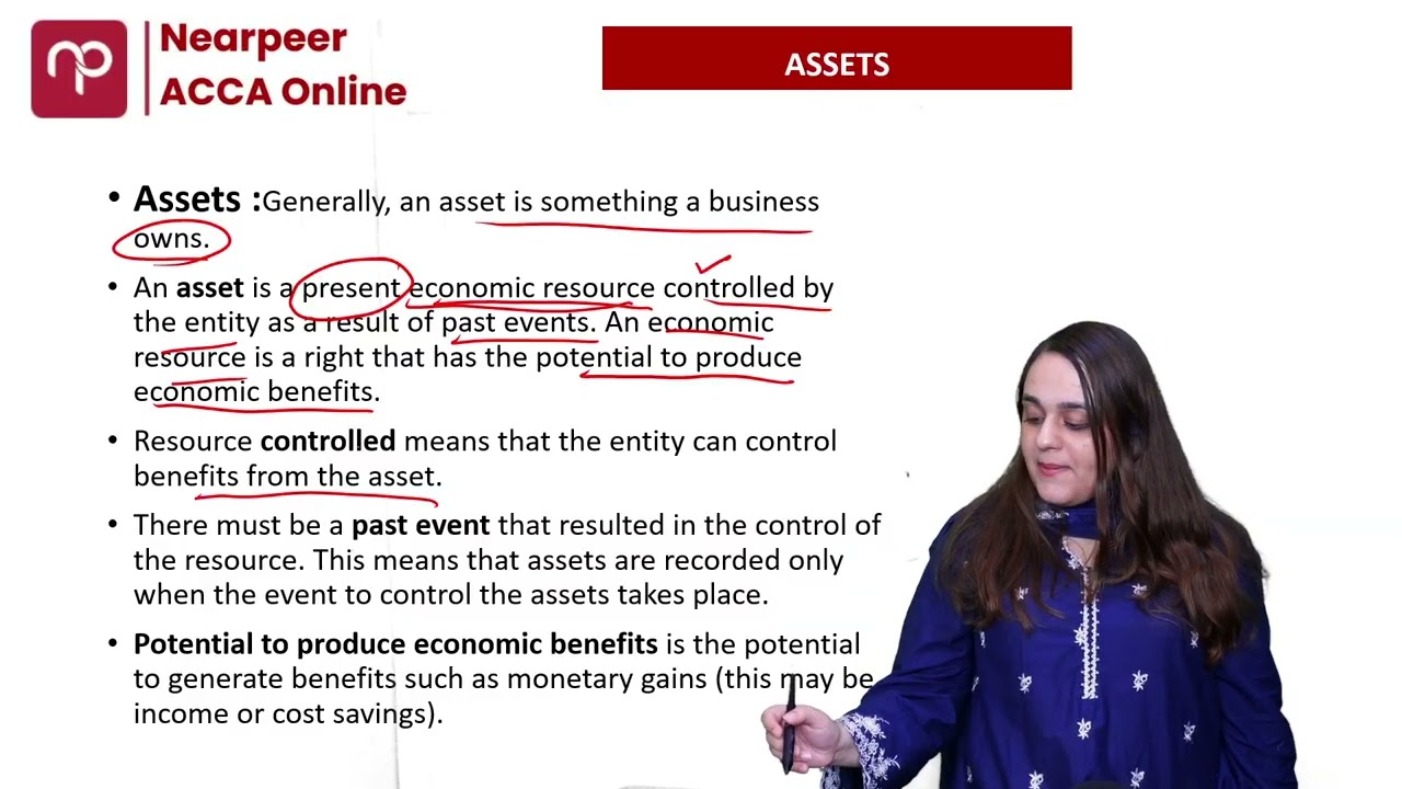 What are Assets? | Chapter-1 | FA1 | Miss Yusra Khanan | Nearpeer