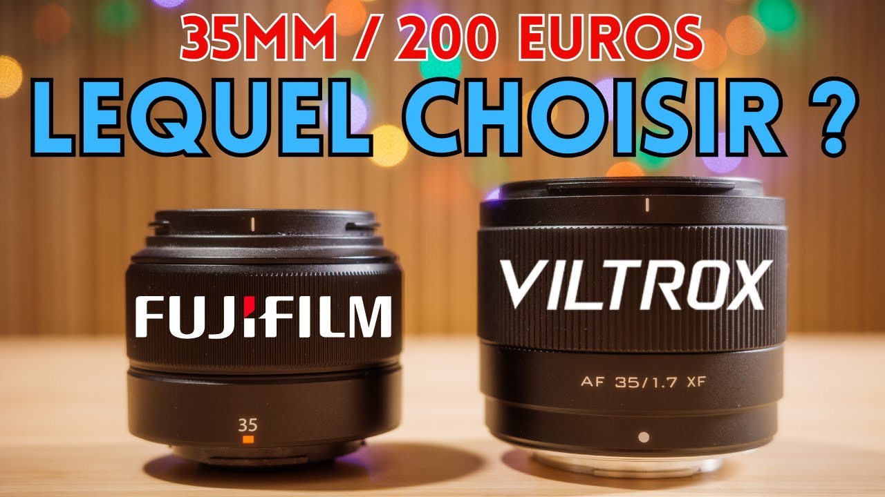35mm pour Fujifilm PAS CHER : lequel choisir ? Viltrox 35mm f1.7 VS Fuji XC 35mm f2