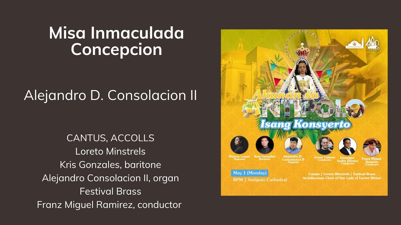 Misa Inmaculada Concepcion by Alejandro D. Consolacion II I Ahunan sa Antipolo 2023
