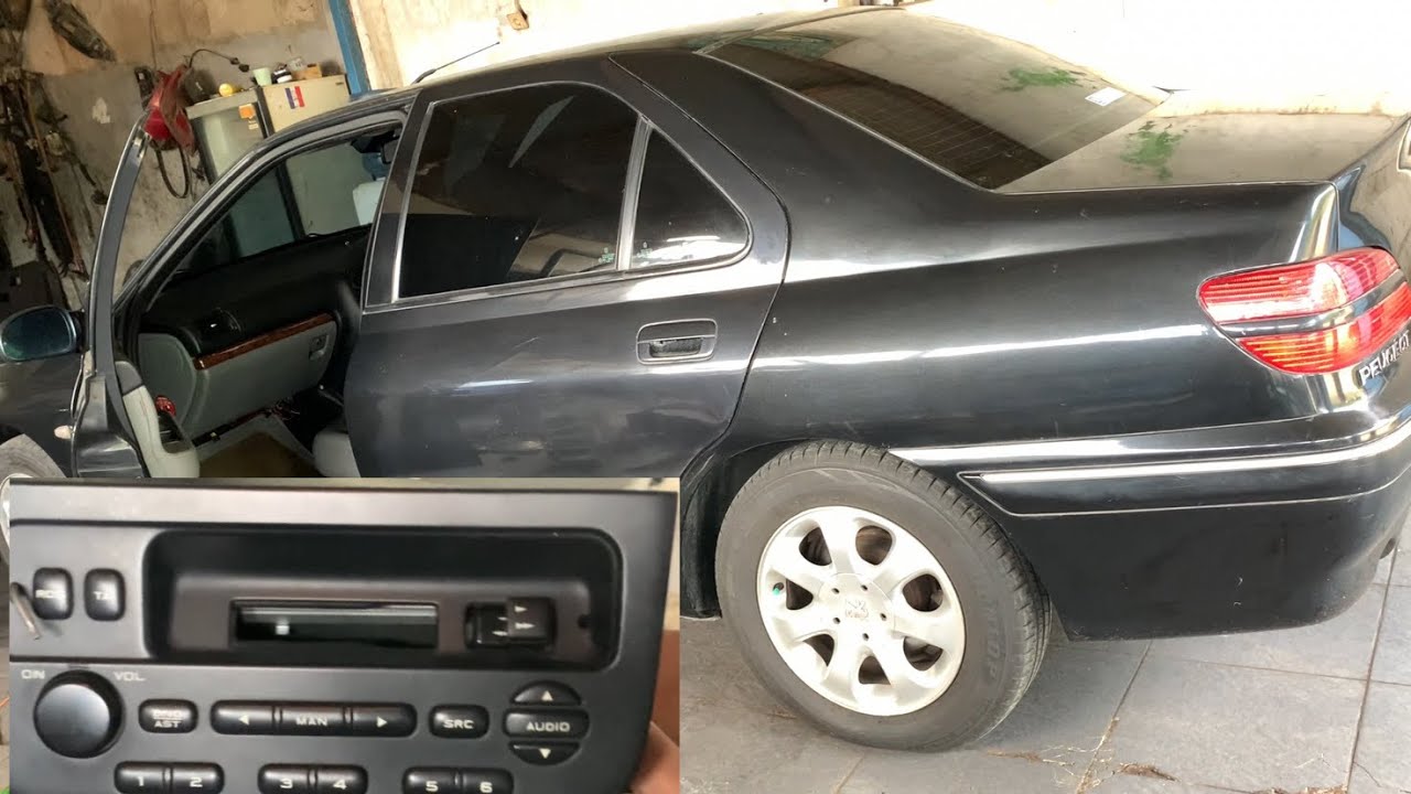 Cara ganti tape standar pakai merk pasaran di peugeot 406,pekerjaan ini harus hati hati