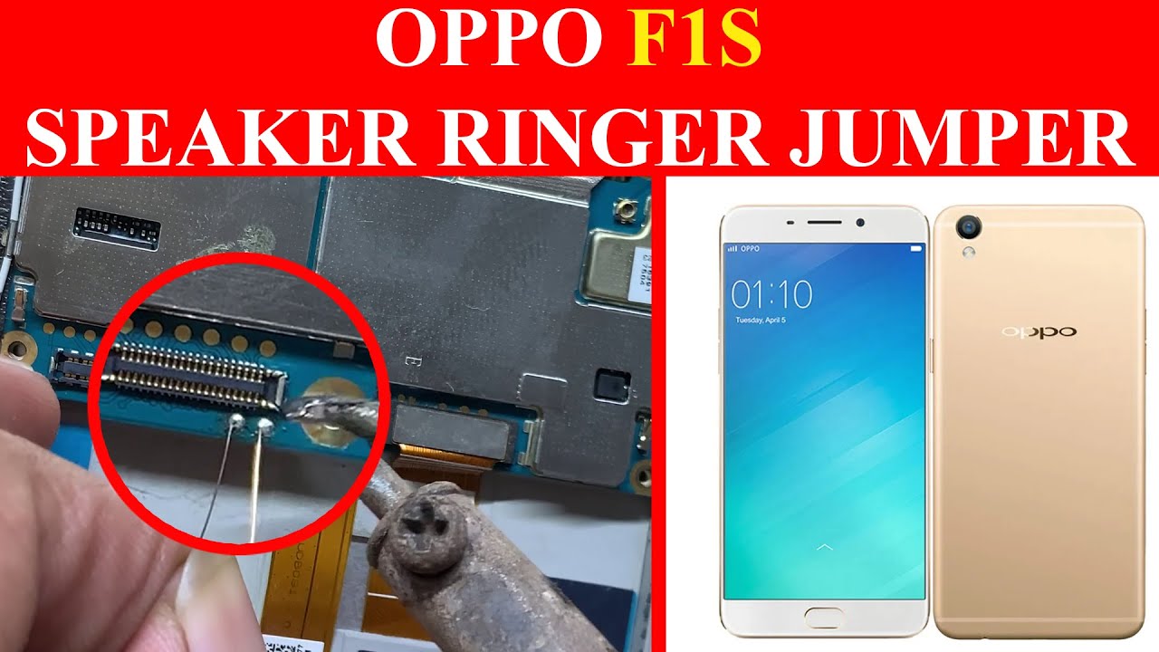Oppo F1s Ringer Speaker Not Working Problem Jumper Solution Fixed By #ANJUMREPAIRING
