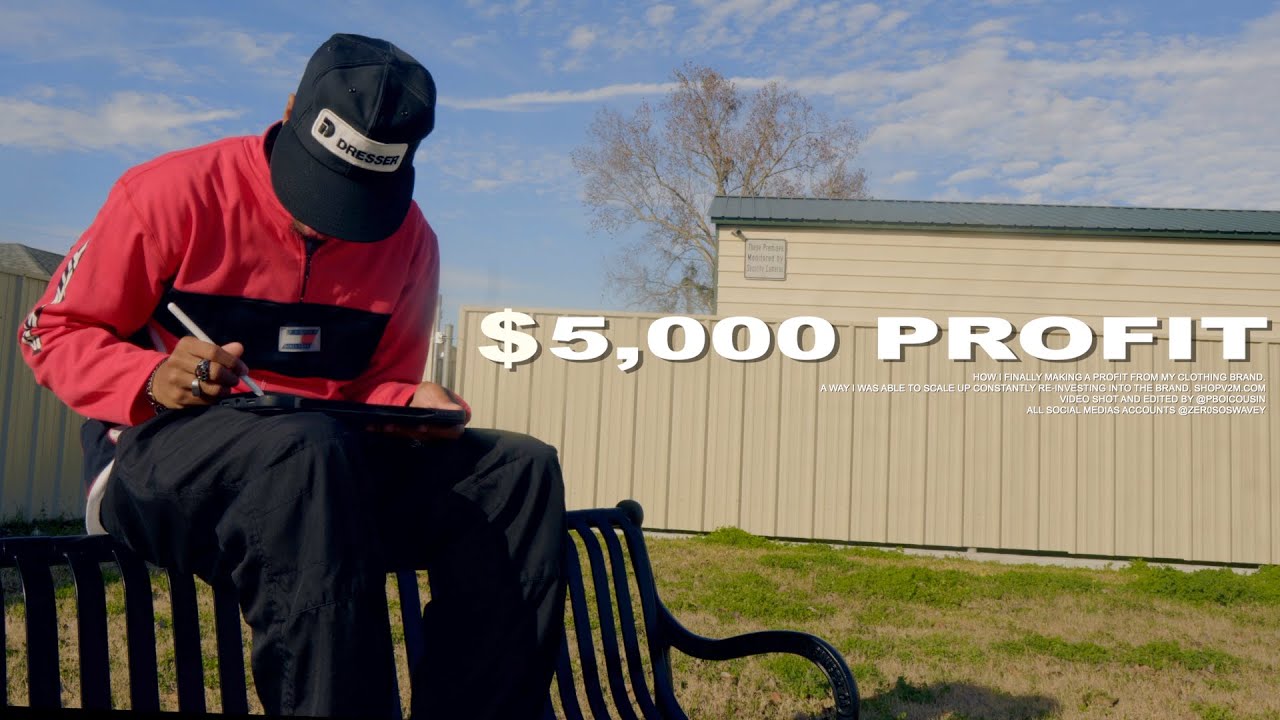 HOW I MADE MY FIRST $5000 WITH MY CLOTHING BRAND!