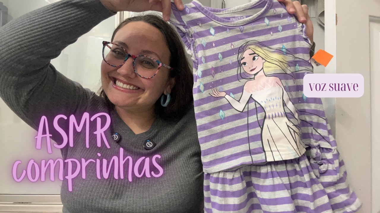 ASMR COMPRINHAS PRA ADDY - voz suave no microfone de lapela