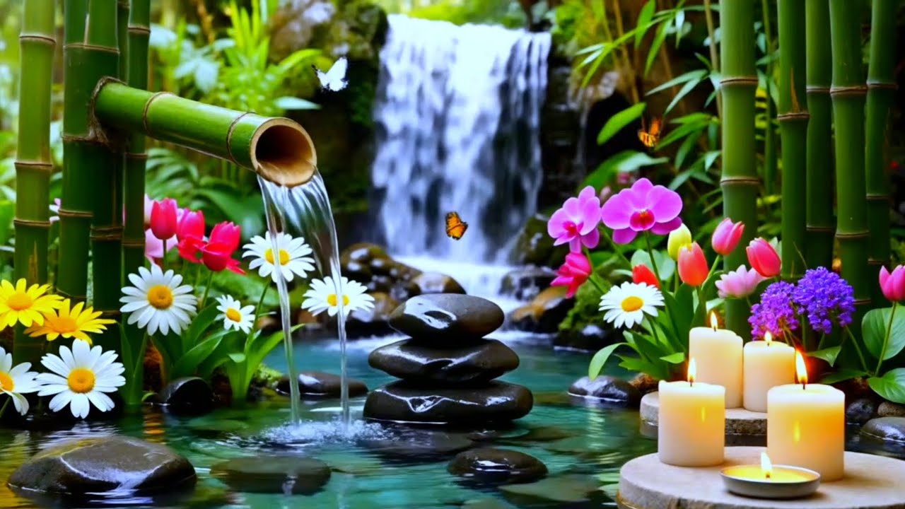 ✨ Calm Piano Serenity & Flowing Water Sounds | Music for Deep Sleep, Meditation, Spa & Focus