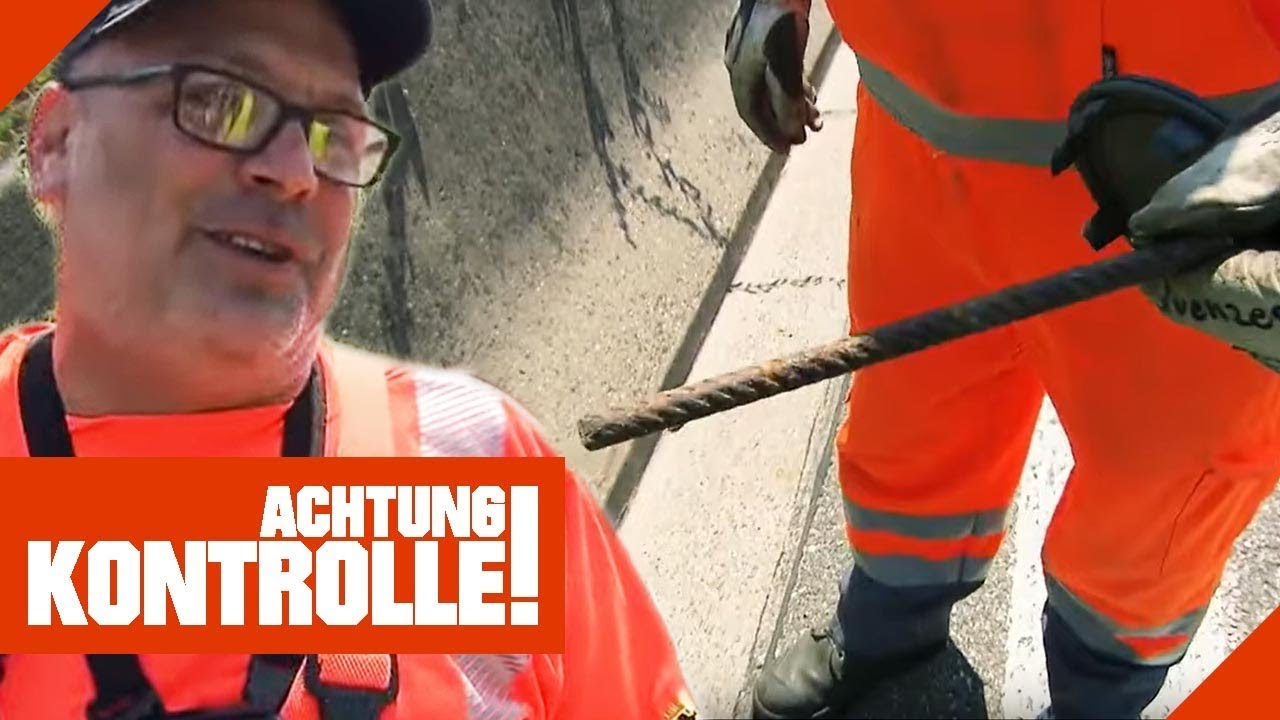 Lebensgefährlich: Baustahl auf der Autobahn! | Achtung Kontrolle | Kabel Eins