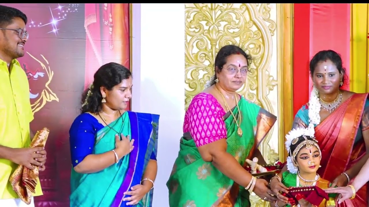 @vrajith1 Chilanka pooja of Padmavathi and Bharathi Bharatanatyam 