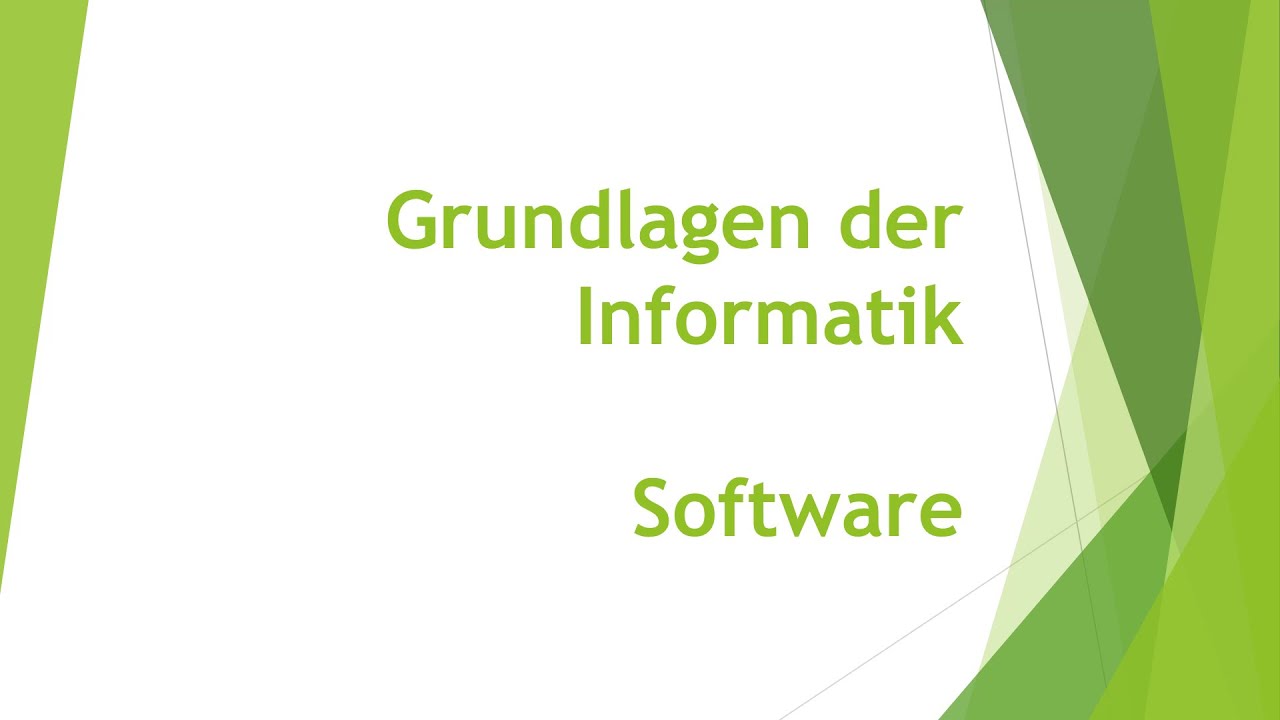 Digitale Grundlagen: Software einfach und kurz erkl&auml;rt