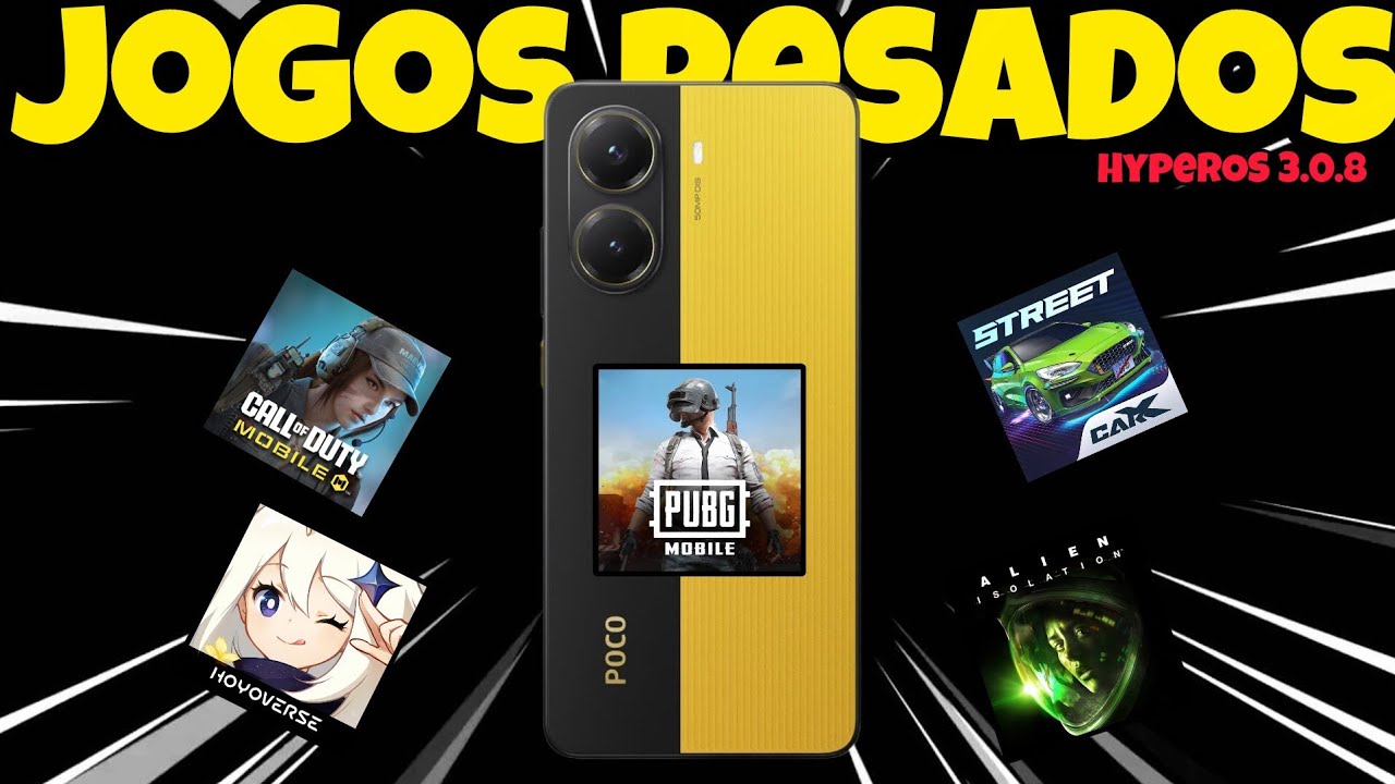 POCO X7 PRO NOVA ATUALIZAÇÃO HYPEROS 3.0.8 TESTE JOGOS SUPER PESADOS NO GAME TURBO WILD BOOST 