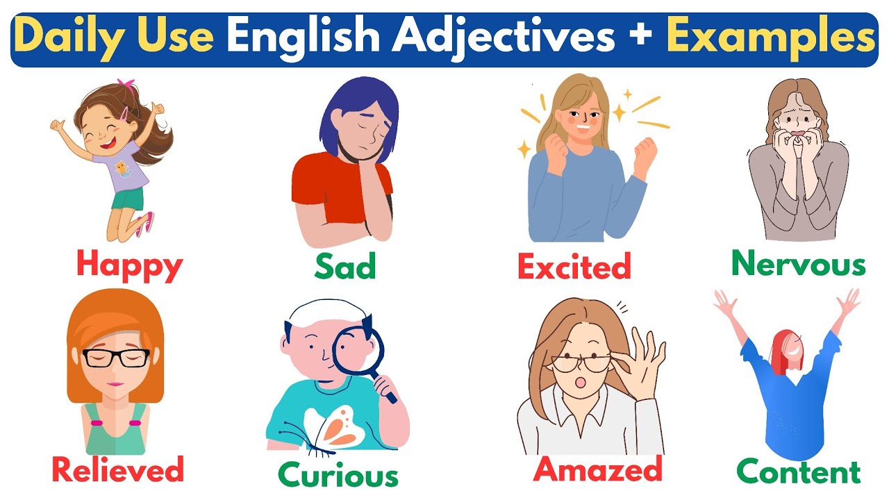 Daily Use English Adjectives | Adjectives in English | Daily Use English Words