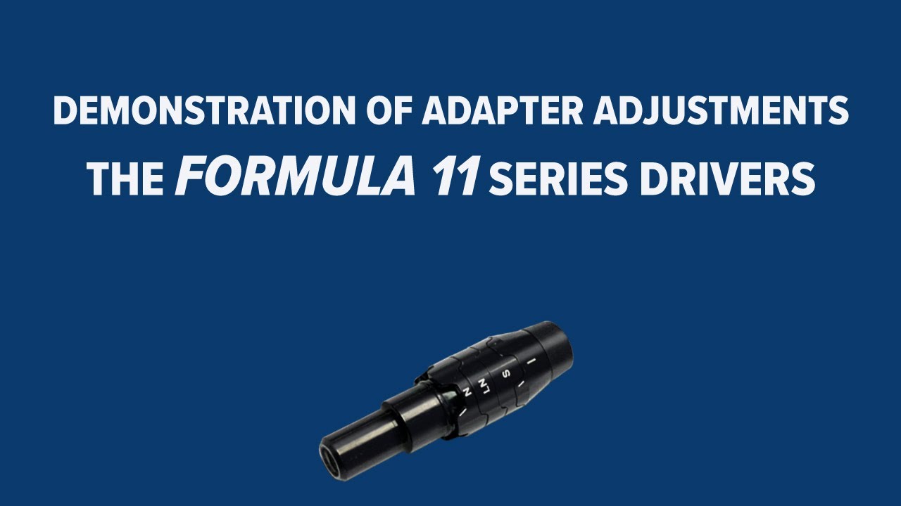 Video demonstration of the Adapter for  Krank Golf Formula X and 2X driver