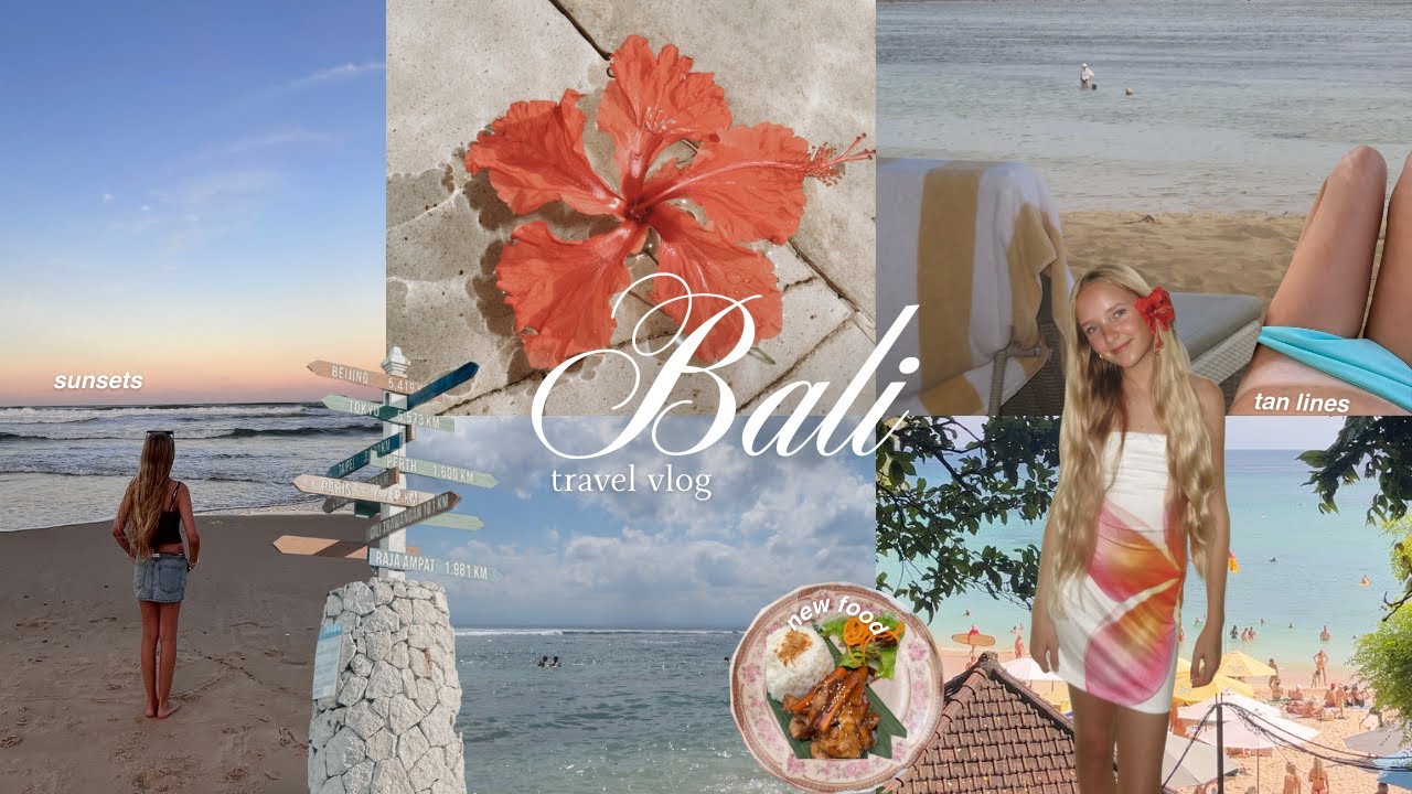 bali vlog | exploring ubud + nusa dua *beach days, balinese dancing, sunsets, ootds, paradise*