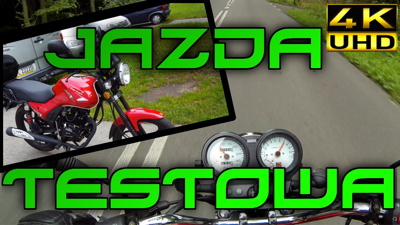 BARTON TZ 125 | 4K | Prezentacja, brzmienie, Vmax | JAZDA TESTOWA #28