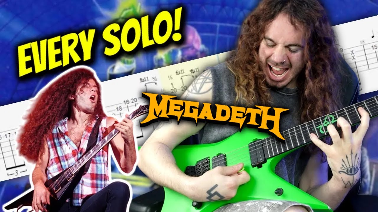 ВСЕ соло Megadeth RUST IN PEACE на 100% точные с табулатурами
