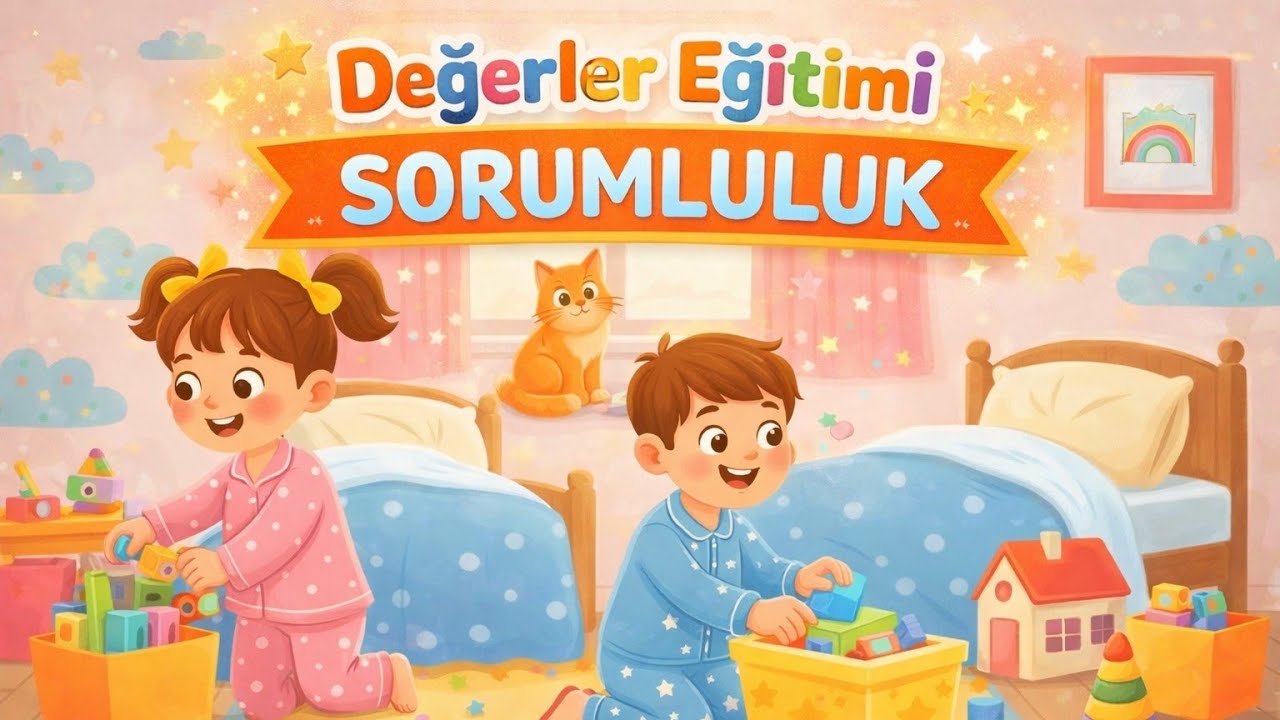 Değerler Eğitimi SORUMLULUK | EĞİTİCİ ÇOCUK ŞARKILARI 
