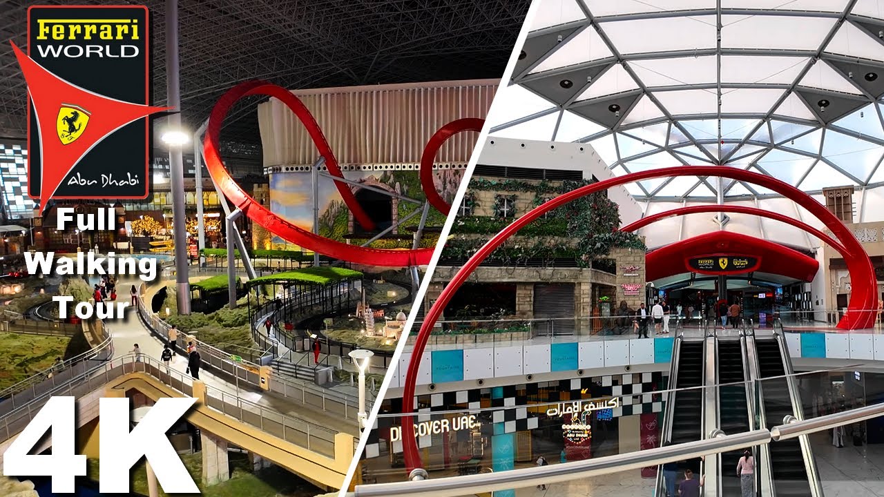 Ferrari World Abu Dhabi [Walking Tour 4K]
