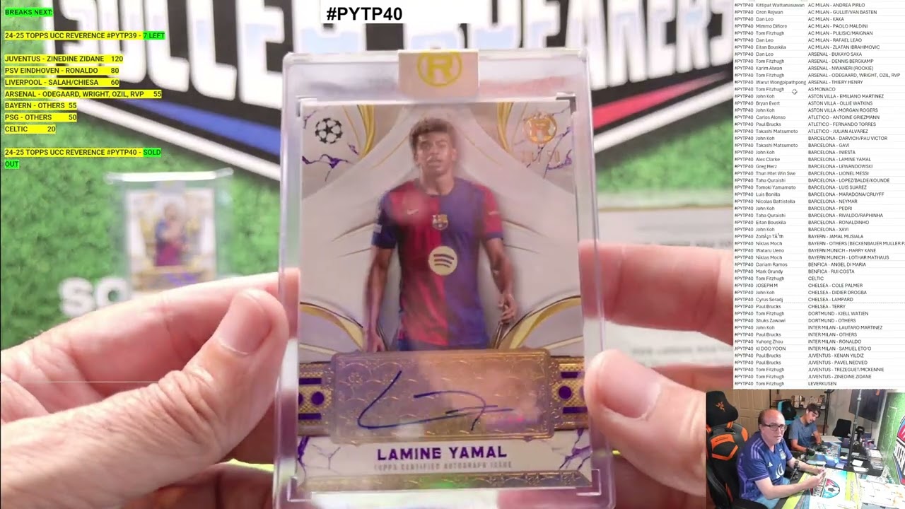 2024-25 Topps UEFA Club Competitions REVERENCE 4 Hobby Box Case Break #PYTP40 (SOCCER BREAKERS FC)