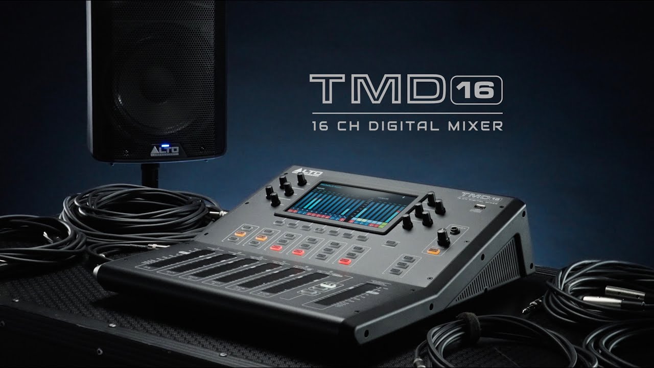 Alto TMD16 | 16-Channel Compact Mixer with Bluetooth and USB