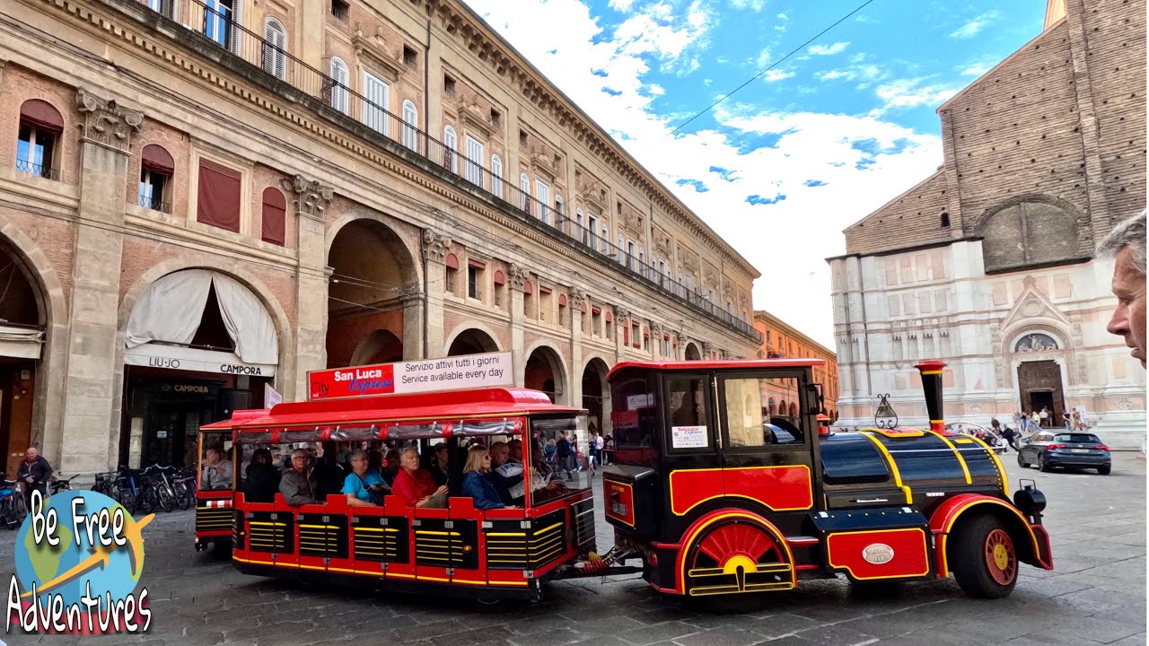 SAN LUCA EXPRESS Train to San Luca Basilica, Bologna, Italy