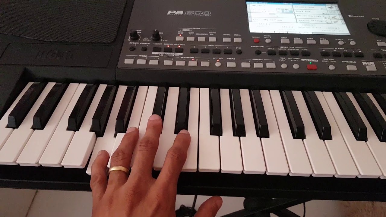 Ensinando a fazer baixo manual no teclado - parte 3
