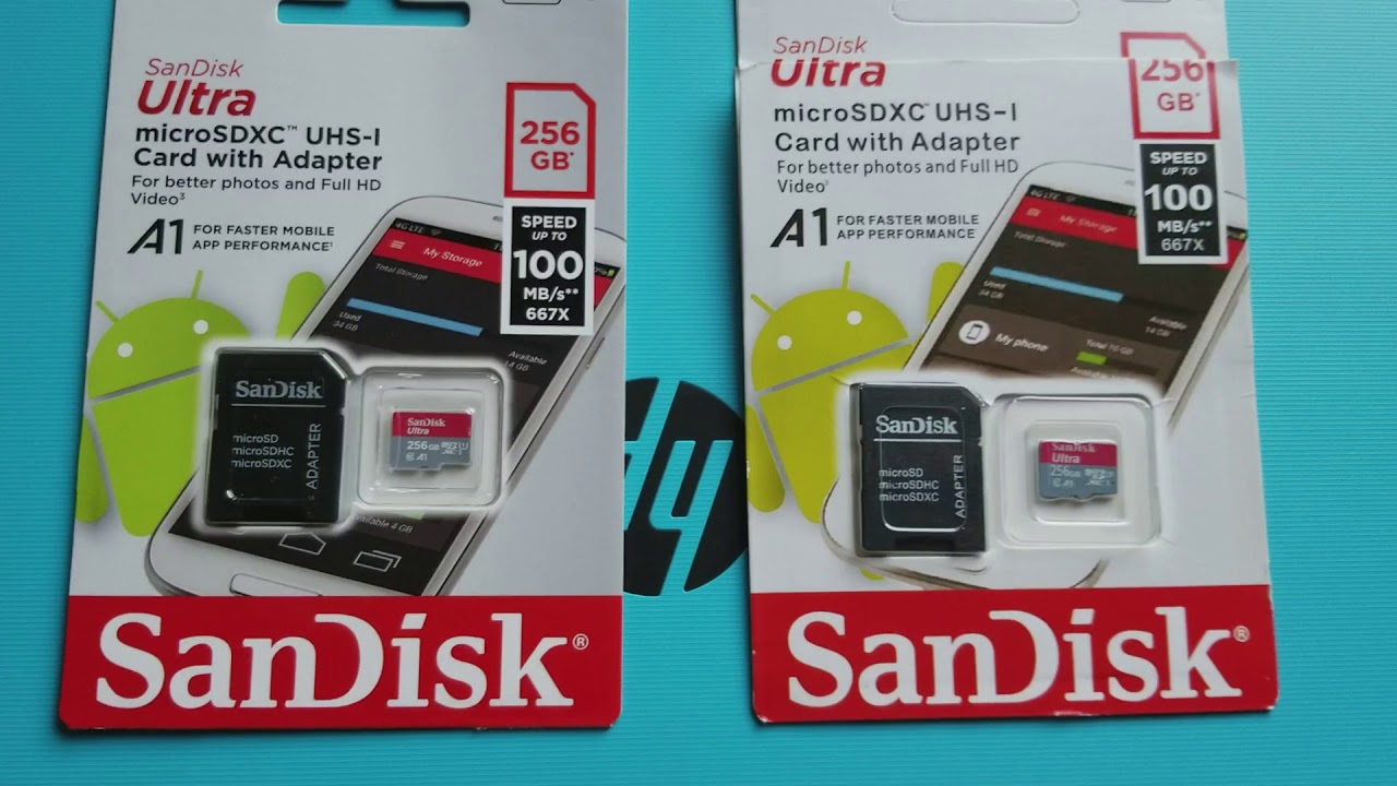 Real 256gb SanDisk Ultra micro SD card vs Fake