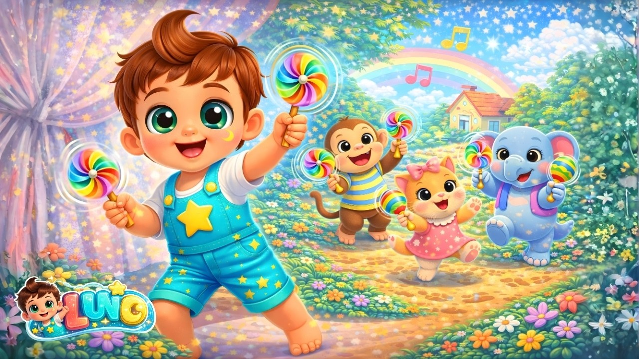 Spin Spin Spin Dance Song + More Nursery Rhymes & Kids Songs
