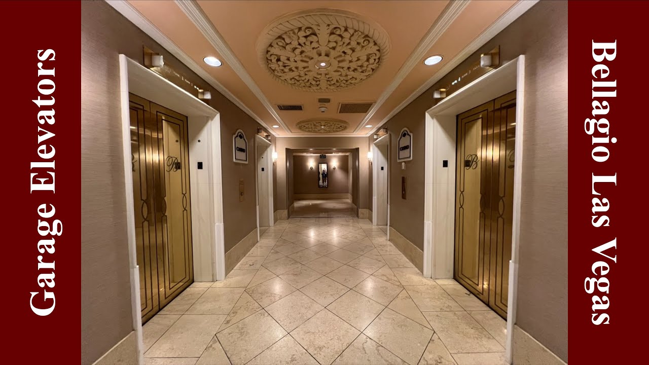 Dover Traction Parking Garage Elevators at Bellagio Las Vegas on The Strip
