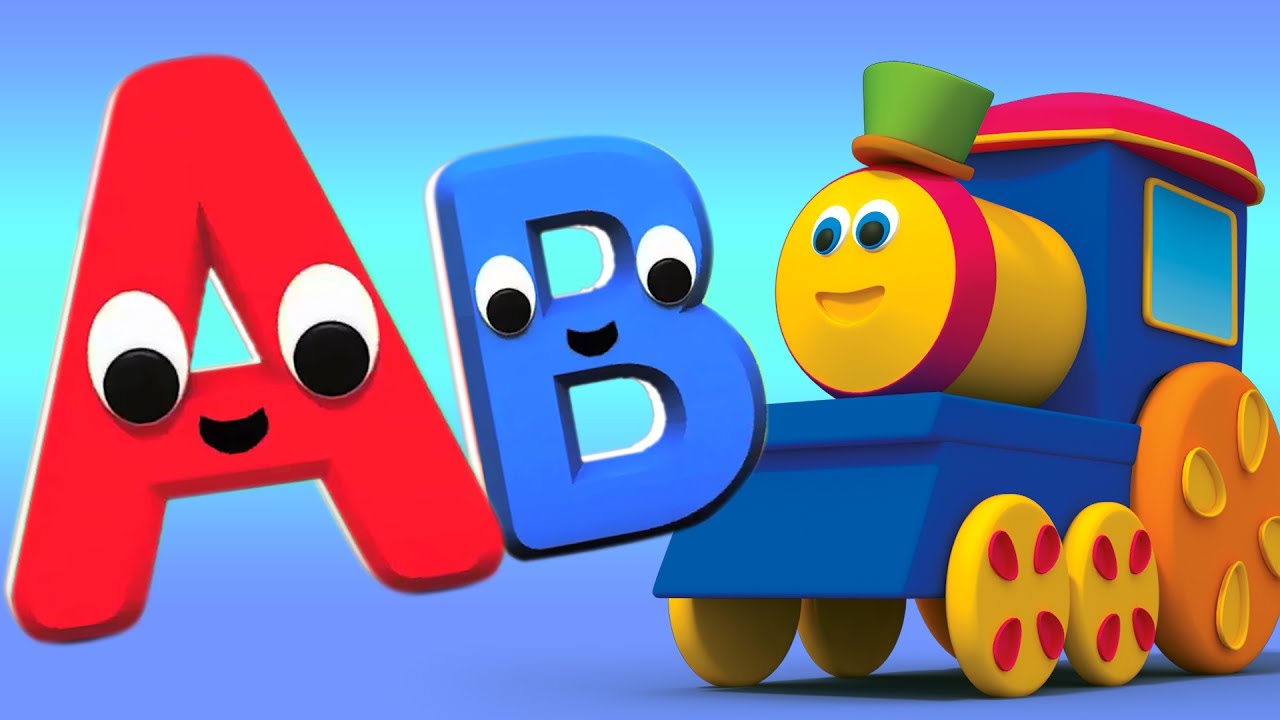 Алфавит Приключения | 3d алфавиты поезд | Bob The Train | Learn ABC with Bob | Alphabet Adventure