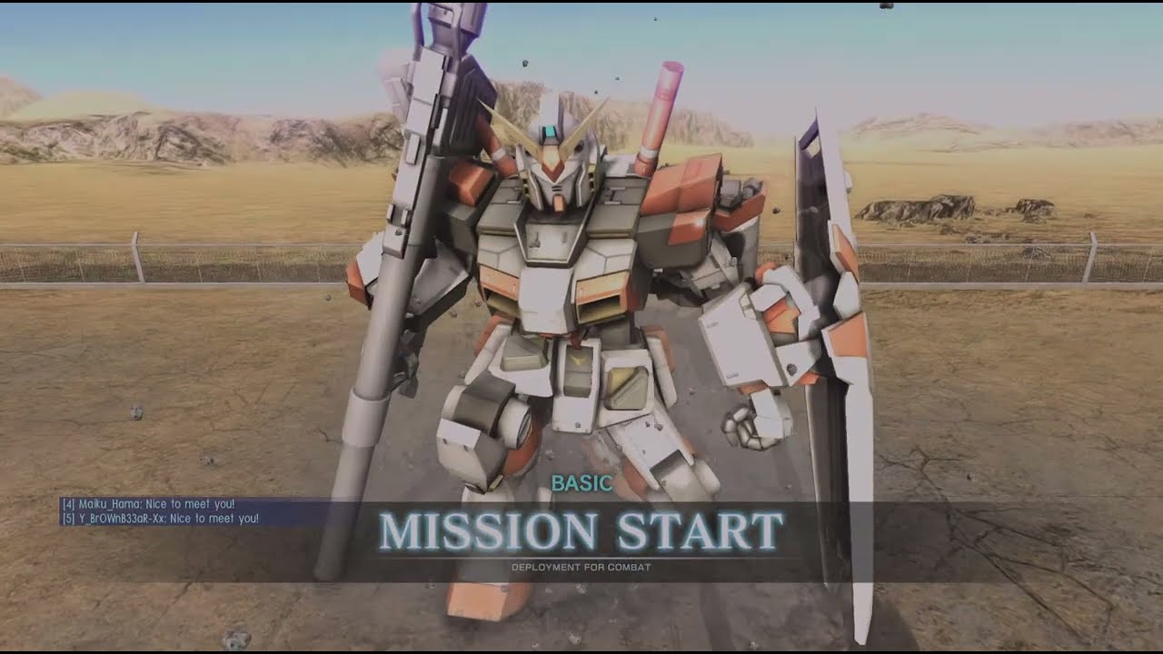 Gundam Battle Operation 2 -GBO 2- Ground Battle - lvl 1 Gundam Unit-5