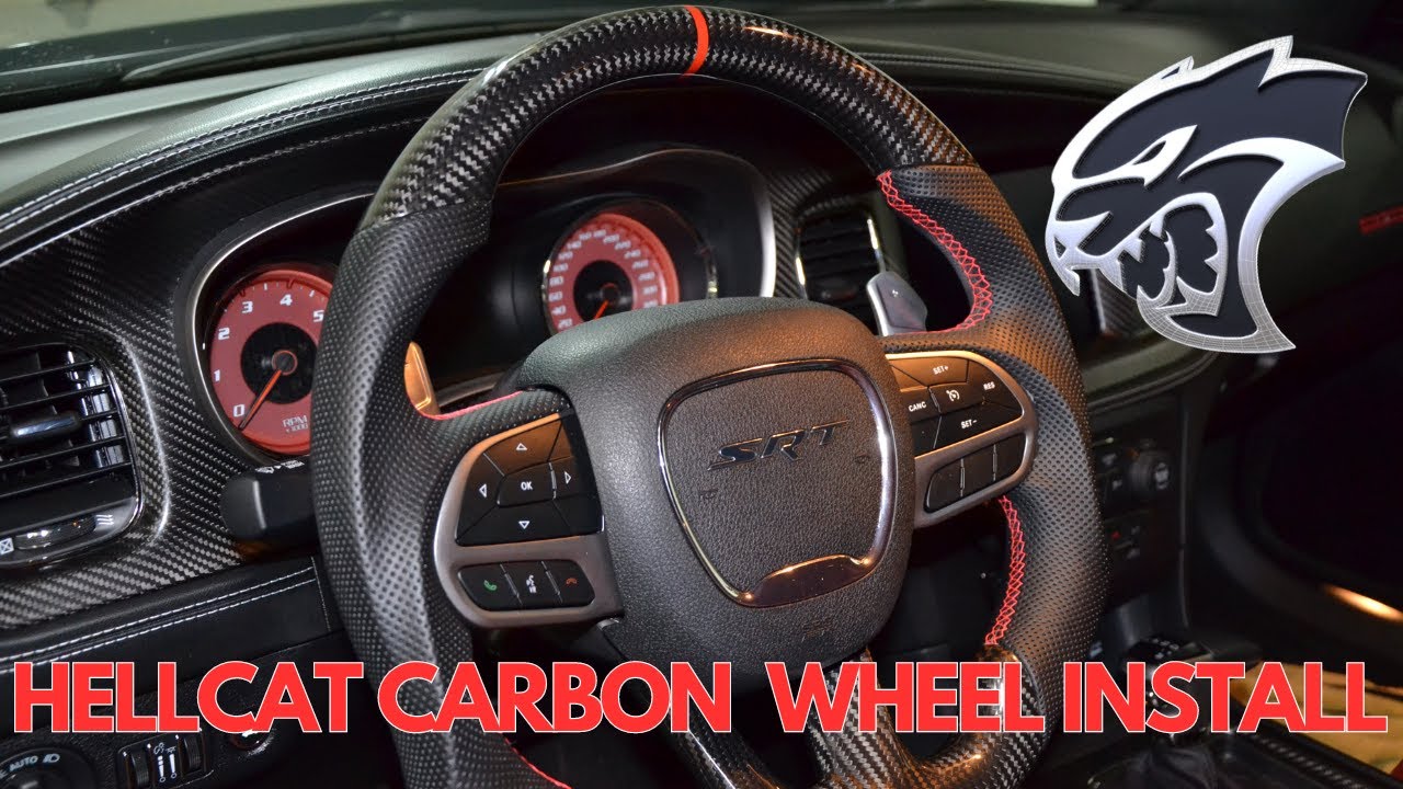 Обновите свой Dodge Charger, установив карбоновый руль Hellcat!