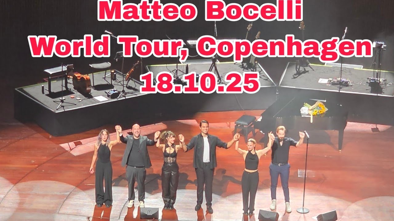 Matteo Bocelli , World Tour,  Copenhagen, 18.10.25  #matteobocelli  #worldtour #Bocelli #copenhagen