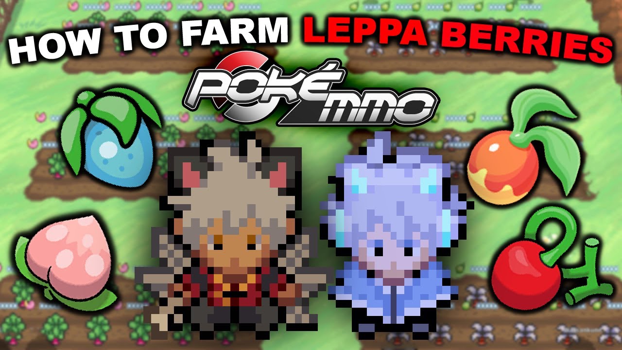 How to farm Leppa Berries in PokeMMO! (W/ AvocadoSoju!)