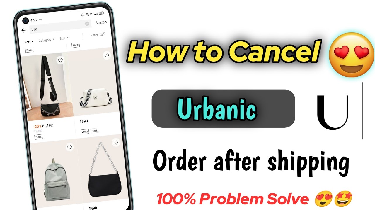 How to cancel order on urbanic after shipping