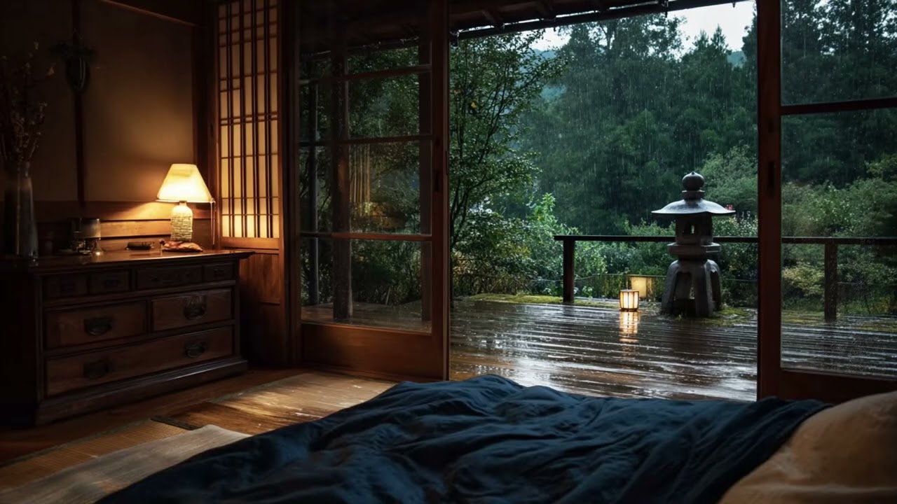 Relaxing Sleep Music & Rain Sounds to Ease Stress and Calm the Mind