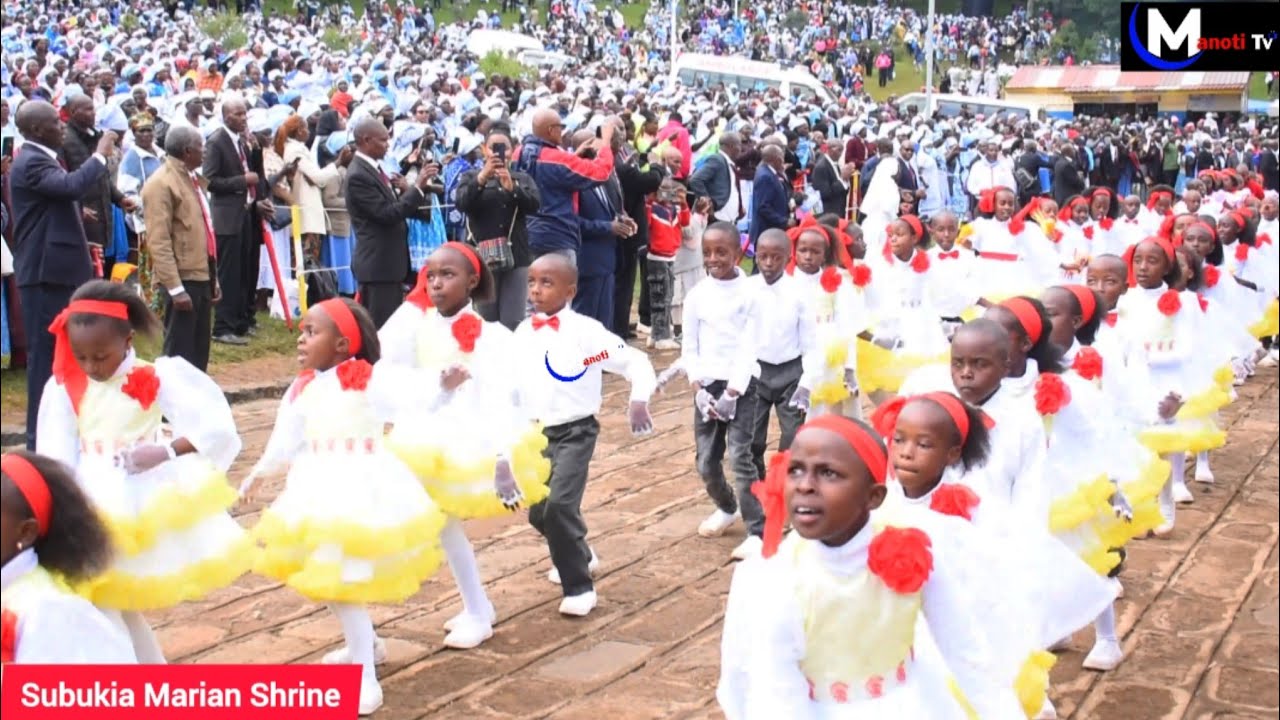 Watch spectacular liturgical procession at Subukia Marian Shrine during National Prayer Day 2025