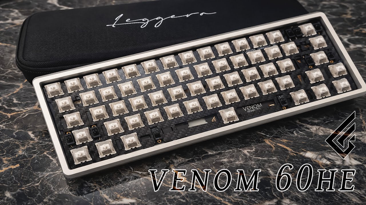 👀 갓반인 기준의 커스텀 자석축 키보드 베놈60HE 첫인상 리뷰  [GEONWORKS VENOM60HE 7U]