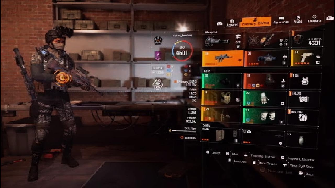 Huntsman Famas with Unit Alloys/Striker Build gameplay (Division 2)