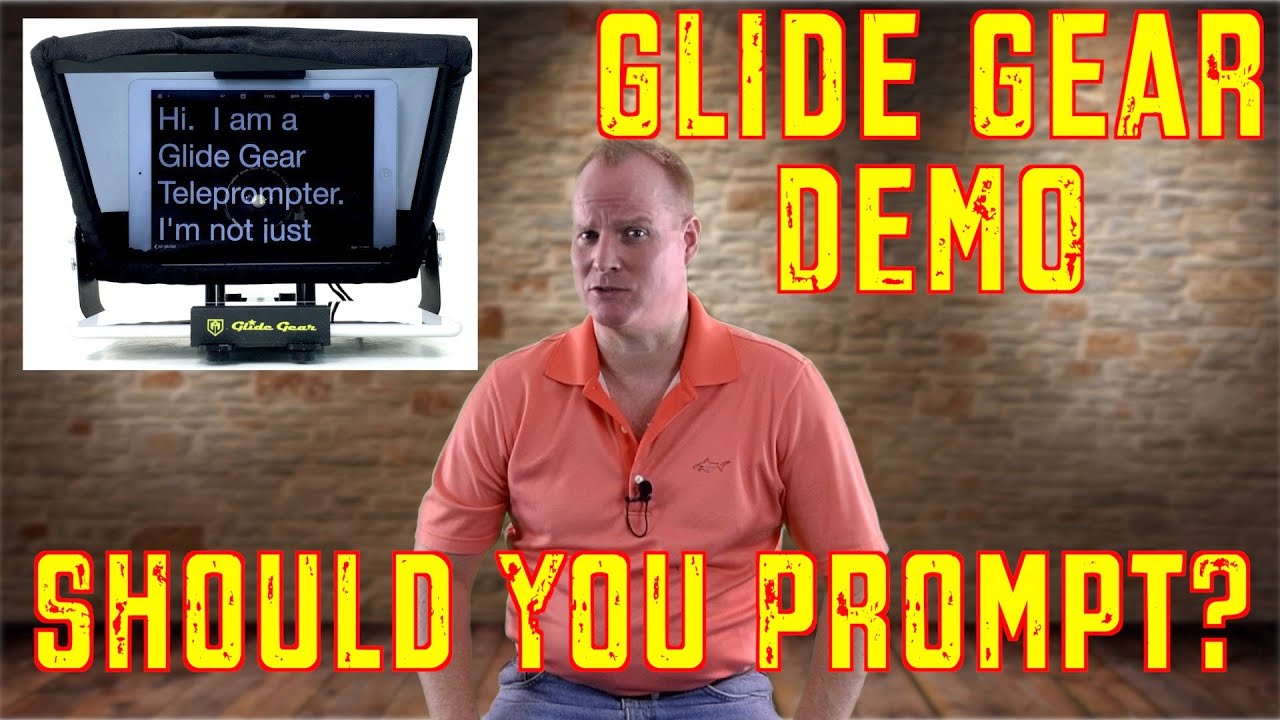 Teleprompter DEMO - Glide Gear and PromptSmart Pro Review
