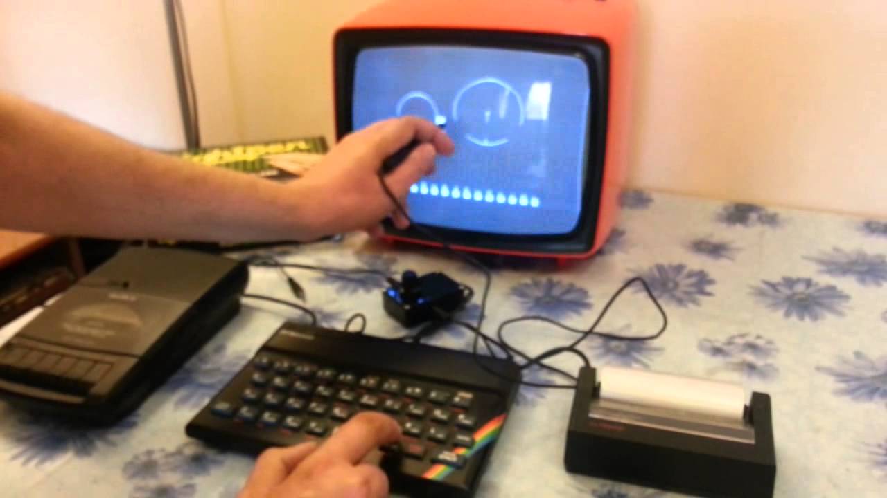 Dk' Tronics Lightpen for ZX Spectrum (1983) - test