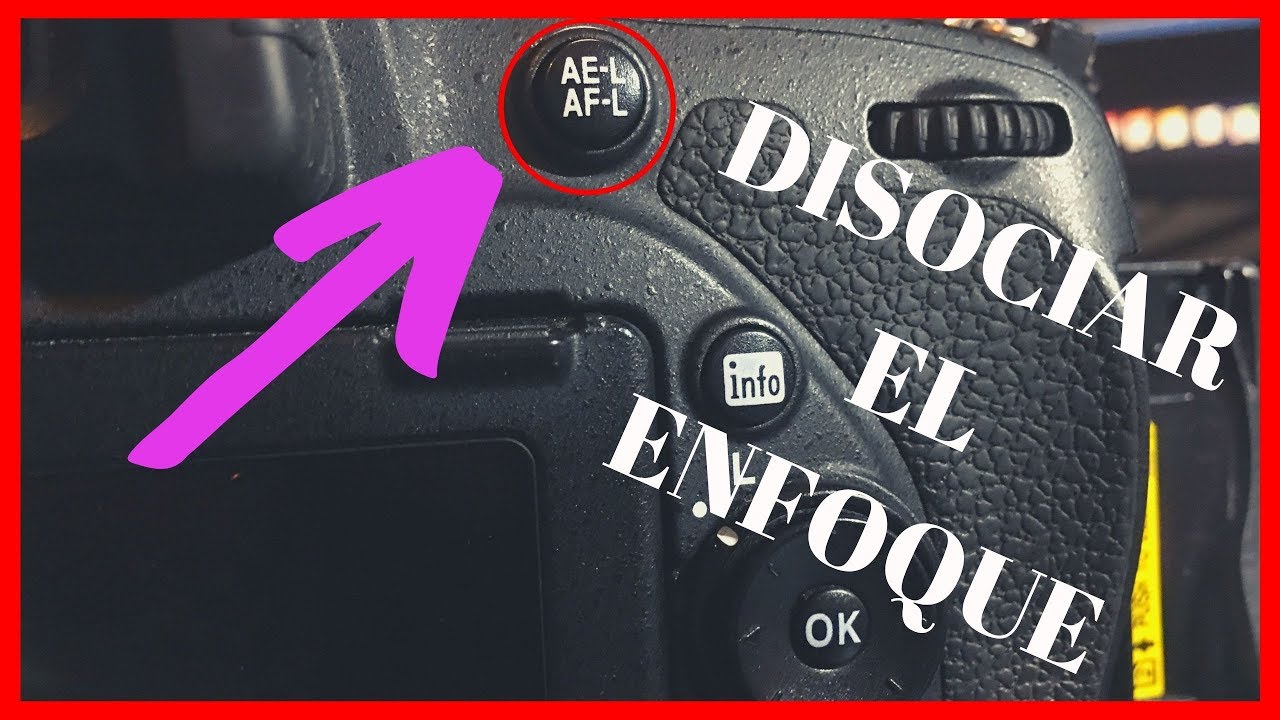 📷 Disociar el enfoque del disparador.