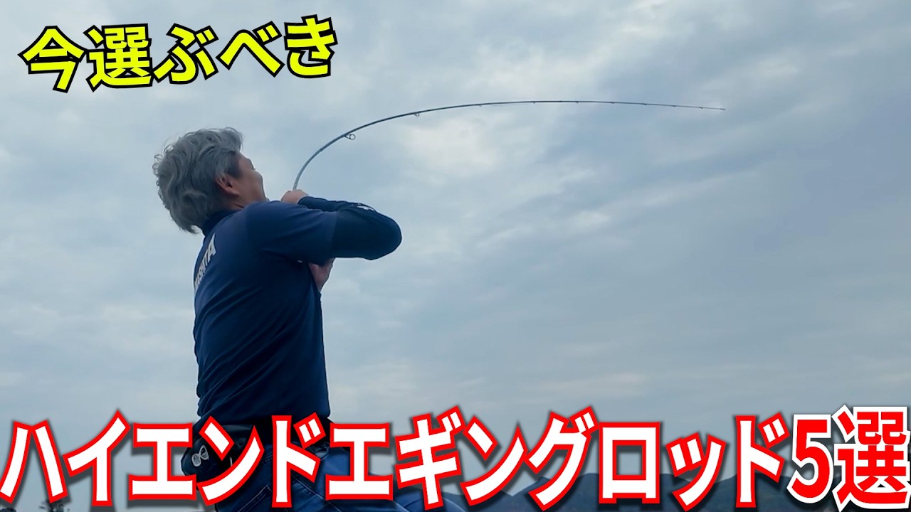 竿でここまで変わる！今買うべきオススメハイエンドエギングロッド5選
