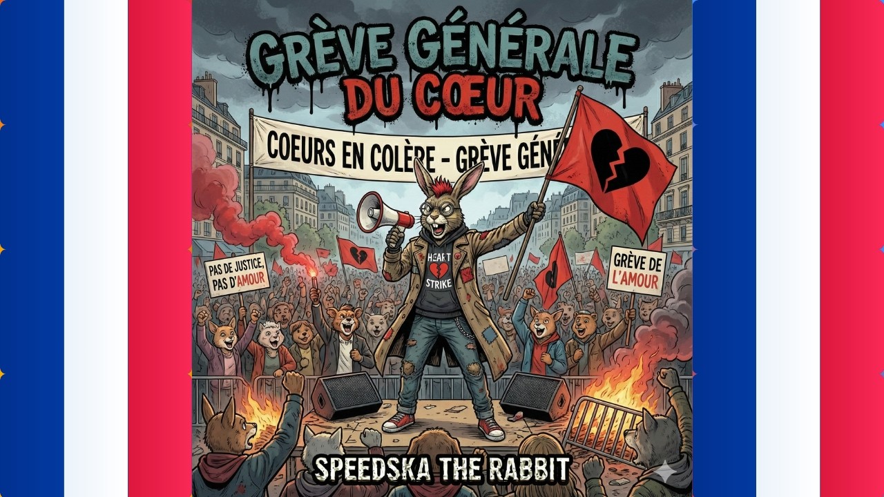 GRÈVE GÉNÉRALE DU COEUR ❤️ - SpeedSka The Rabbit | SkaPunkCore Officiel 🎸🐰