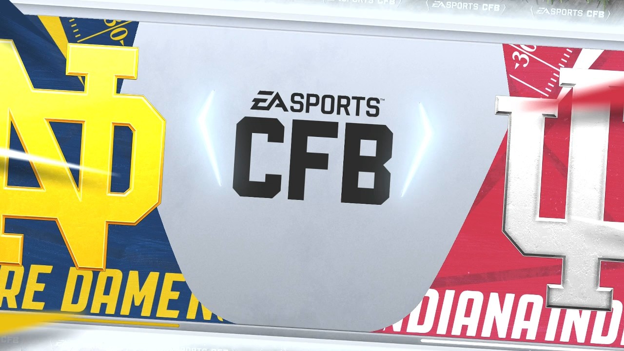 NCAA College Football 27 &mdash; Notre Dame Fighting Irish против Indiana Hoosiers: симуляция на PS5