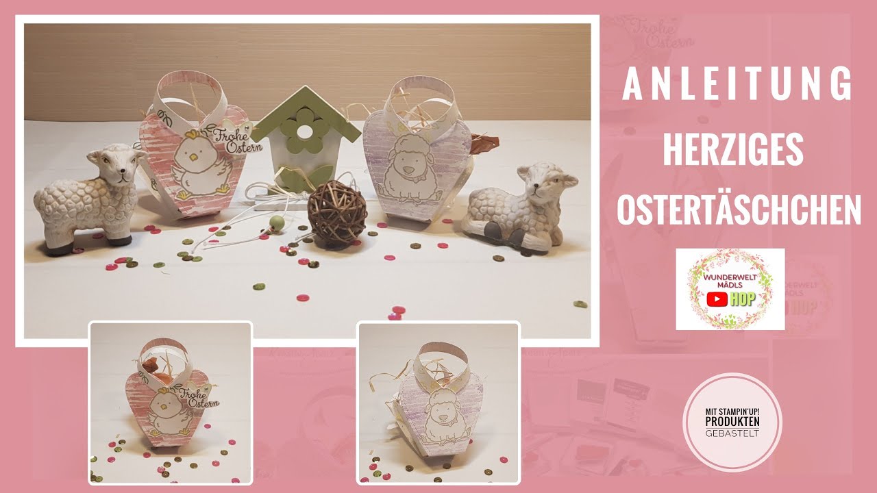 Herziges Ostertäschchen I Tutorial I KreativSpatz I SAB 2020 I Ostergoodie I Stampin' Up! I DIY