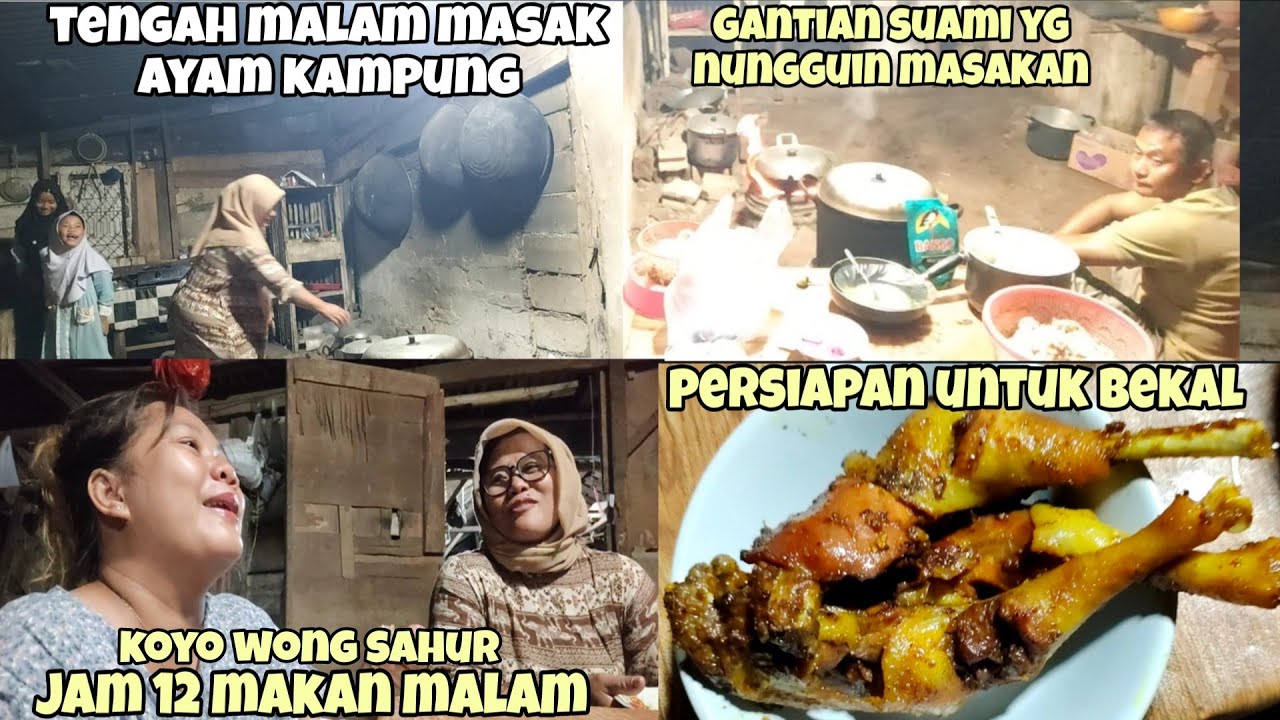 Tengah malam masak persiapan Salembrot pulang ke Banyuwangi ⁉️ Jam 12 makan malam 